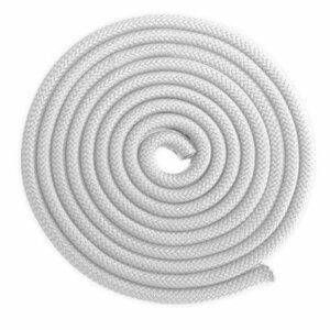 Gymnastické bavlněné švihadlo Sedco 3m (bílá)