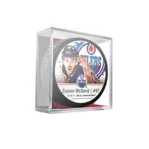 Fanouškovský puk NHL Connor McDavid Blister (Tým: Edmonton Oilers)