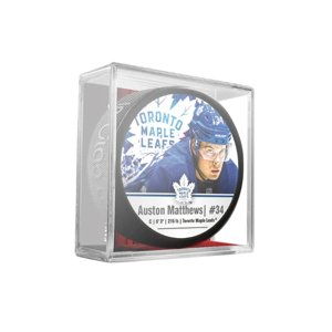 Fanouškovský puk NHL Auston Matthews (Tým: Toronto Maple Leafs)