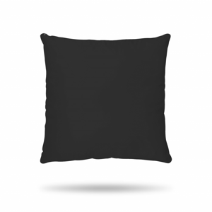 Bavlněný povlak na polštář černý (Rozměr: 30x40) (Rozměr: 40x40)