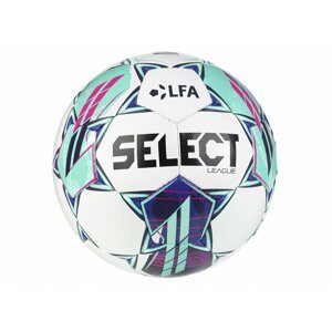 Fotbalový míč Select FB League CZ Fortuna Liga 2023/24 1165 VEL.5 WHITE/GREEN akce pro školy a oddíly (bílá/modrá)