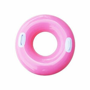 Kruh plavací INTEX s držadlem 76cm (růžová)