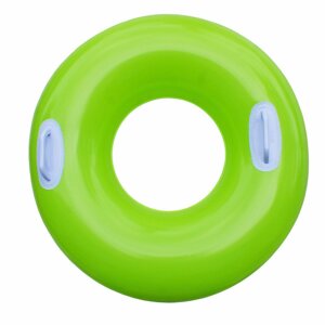Kruh plavací INTEX s držadlem 76cm (zelená)