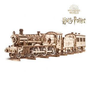 Puzzle Ugears 3D dřevěné mechanické Harry Potter Bradavický expres