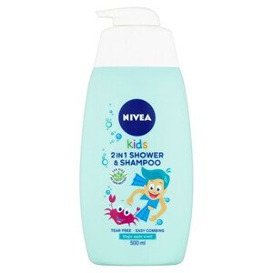 Nivea dětský sprchový gel a šampon 2 v 1 s jablečnou vůní 500 ml