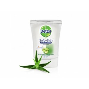 Dettol Soft on Skin tekuté antibakteriální mýdlo s aloe vera náhradní náplň 250 ml