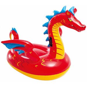 Nafukovací zvířátko INTEX 57577 Dragon Ride-On (červená)
