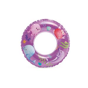Kruh plavecký INTEX 59242 TRANSPARENT 61cm (fialová)
