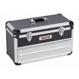 Hliníkový kufr 523x240x305mm 2 zásuvky
