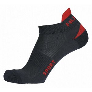 Ponožky Sport antracit/červená (Velikost: M (36-40))