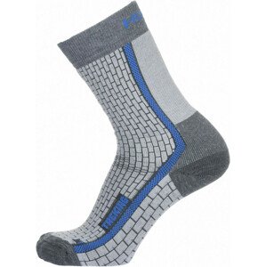 Ponožky Treking šedá/modrá (Velikost: M (36-40))