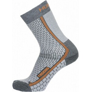 Ponožky Treking šedá/oranžová (Velikost: XL (45-48))