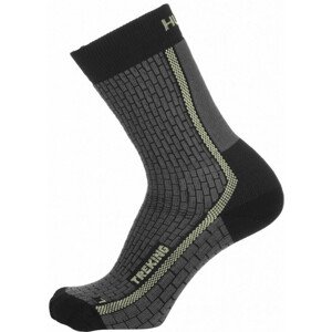 Ponožky Treking antracit/sv. zelená (Velikost: XL (45-48))