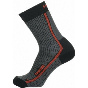 Ponožky Treking antracit/červená (Velikost: XL (45-48))