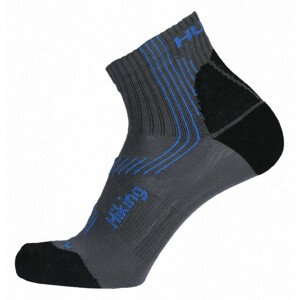 Ponožky Hiking šedá/modrá (Velikost: L (41-44))