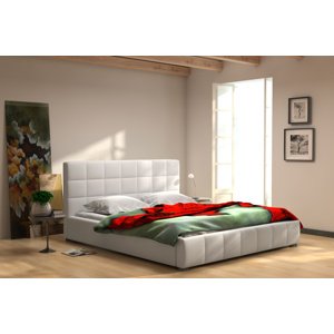 Manželská postel Chester 140 + rošt, lamino, bez matrace, s úložným prostorem