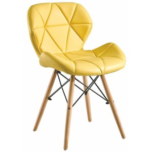 Jídelní židle BOSSE žlutá
