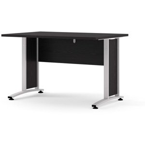 Psací stůl Office 80400/70 černá/silver grey