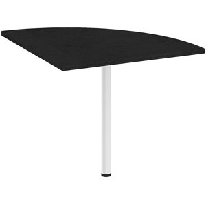Rohová deska stolu Office 458 černá/bílá