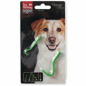 Háček Dog Fantasy na klíšťata plastový 2 velikosti