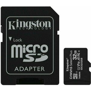 Paměťová karta Kingston Canvas Select Plus A1 32GB microSDHC, Class 10, 100MB/s, s adaptérem
