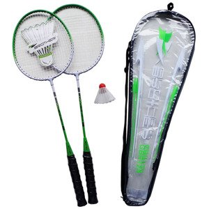 Badmintonová sada - 2 rakety+ košíček + pouzdro