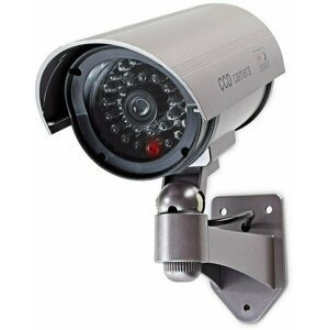 Atrapa Nedis bezpečnostní bullet kamery IP44, šedá