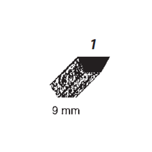 Řemen kevlarový, klínový 9,5x736,6 mm