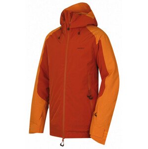 Pánská lyžařská bunda Gambola M oranžovohnědá (Velikost: L)