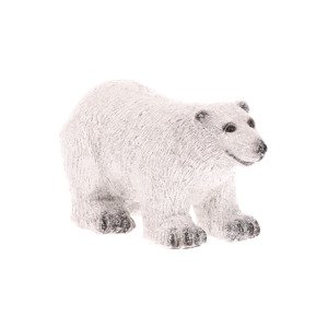Medvěd, zimní dekorace z polyresinu KER360