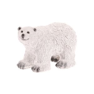Medvěd, zimní dekorace z polyresinu KER361