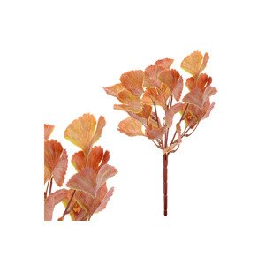 Ginkgo biloba, puget, umělá květina, podzimní hnědá barva. SG6078-BRN