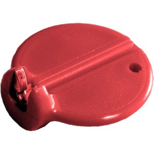 Centrklíc plastový 3,25 mm cervený