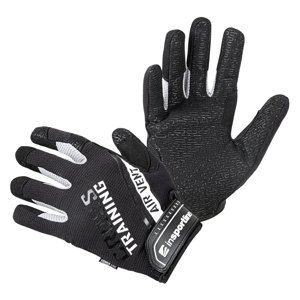 Fitness rukavice inSPORTline Taladaro (Velikost: M, Barva: černo-bílá)