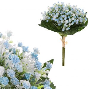 Nevěstin závoj, puget, modré květy. KN6130-BLUE, sada 3 ks