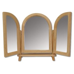 Zrcadlo LT103, 90x62x20, borovice (Barva dřeva: Přírodní (lakovaná))