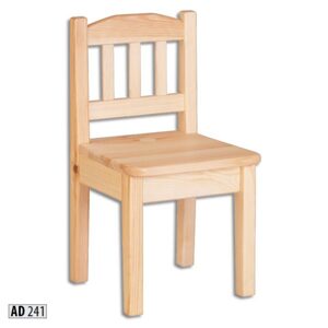 Dětská jídelní židle AD241, v30, borovice (Barva dřeva: Surová (bez moření))