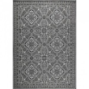 Kusový koberec Flat 21193-ivory/silver/grey (Varianta: Ovál 120 x 170 cm)