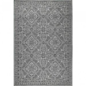 Kusový koberec Flat 21193-ivory/silver/taupe (Varianta: Ovál 120 x 170 cm)