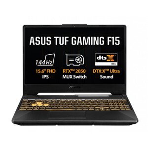 Notebook Asus TUF Gaming F15 15.6" FHD, i5-11400H, 16GB, 512GB SSD, RTX 2050, bez OS