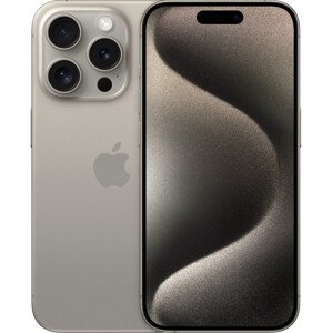 Mobilní telefon Apple iPhone 15 Pro 256GB přírodní titan