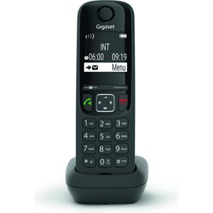 Telefon Gigaset AS690HX DECT/GAP, bezdrátový, černý