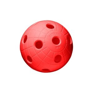 Florbalový míček UNIHOC CRATER (červená)