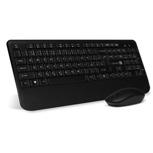 Set klávesnice + myš Connect IT Combo bezdrátová černá (+1x AAA +1x AA baterie zdarma), CZ + SK layout