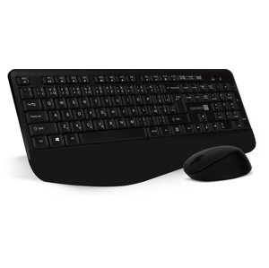 Set klávesnice + myš Connect IT Combo bezdrátová černá (+1x AAA +1x AA baterie zdarma), CZ + SK layout