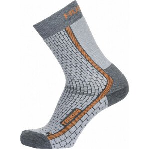 Ponožky Treking šedá/oranžová (Velikost: L (41-44))