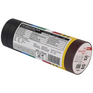 Páska izolační 15mmx10m PVC mix barev (10ks)