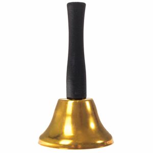 Vánoční zvonek zlatý, 12cm
