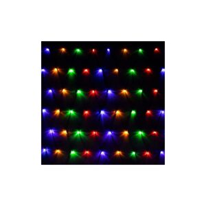 LED světelná síť - 2x2,6m, 160LED, 8-funkcí, IP44, multicolor
