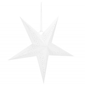 Dekorativní papírová hvězda 60 cm, 5 cípá